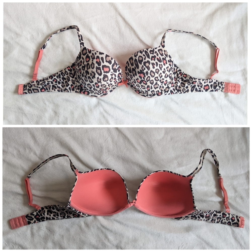 La Senza 34D Leopard Perfectly Me, In Modal